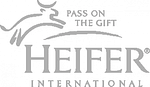Heifer International Logo Gray Heifer International Logo
